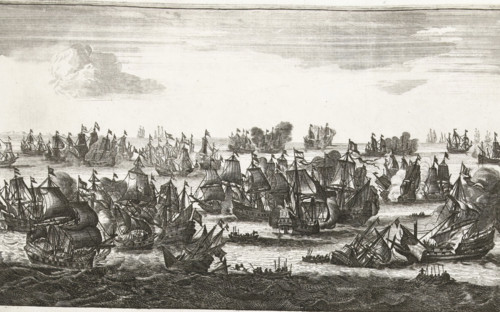 Bloody Sea Battle, occurred between the French and the Dutch, near Messina, on January 8, 1676, Sea