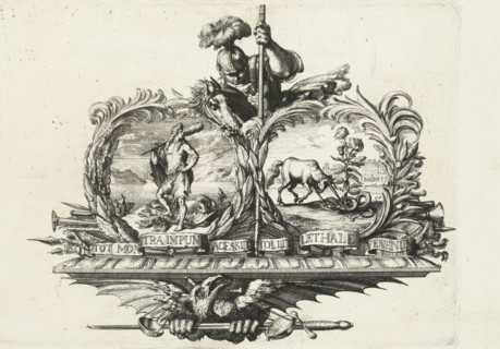 Allegory on the Salvation of England by William III and Mary II Stuart, 1688, print, propaganda
