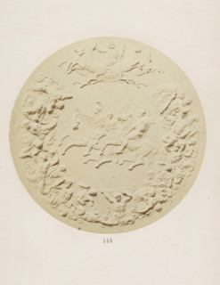 Commemorative medal in memory of the Battle of Waterloo with the Duke of Wellington and Gebhard von