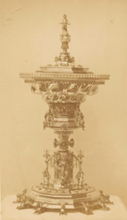Ciborie, photograph, page, c. 1858 - in or before 1868, photographer, paper, albumen print, height