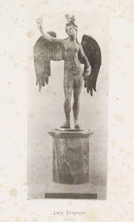 Lasa Etrusque, Bronze angel from the Etruscan period, page, photomechanical print, number: 'Pl.