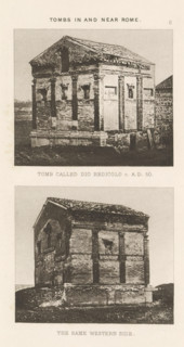 Tomb called Dio Redicolo c. AD 50. The same western side, Twice a view of the Cenotafio di Annia