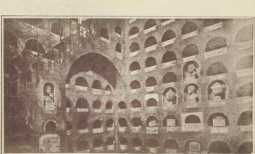 Interior of the columbarium of the Vigna Codini, Columbaria Tomb of 'The officers of Caesar's