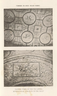 Decoration of a tomb on the Via Latina in Rome, Painted tomb on the Via Latina. Mythological