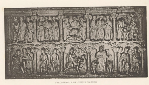 Sarcophagus of Junius Bassus, Relief of the sarcophagus of Junius Bassus, page, photomechanical