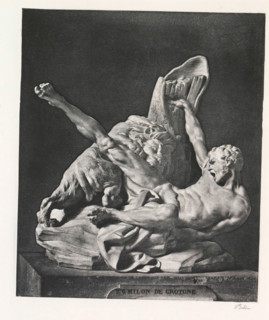 Morceau de réception d'Étienne Falconet à l'Académie, 1754, Sculpture of Milos van Croton, page,