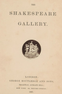 The Shakespeare gallery, book, name: 'William Henry Fulcher Balmoral Villa Parkstone Road Foole