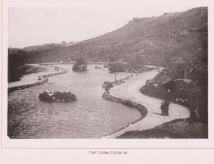 The Tarn from W., page, photomechanical print, c. 1890 - c. 1900, paper, collotype, photoprint,