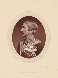 Sir Garnet Wolseley, page, photomechanical print, photographer: Lock & Whitfield, cliché maker: