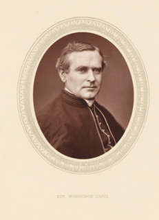 The rev. monsignor Capel, page, photomechanical print, photographer: Lock & Whitfield, cliché