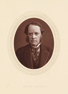 Right hon. Lyon Playfair, page, photomechanical print, photographer: Lock & Whitfield, cliché