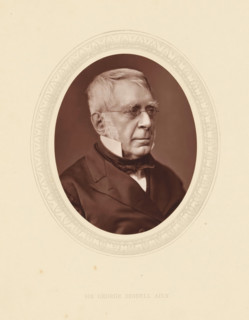 Sir George Biddell Airy, page, photomechanical print, photographer: Lock & Whitfield, cliché maker:
