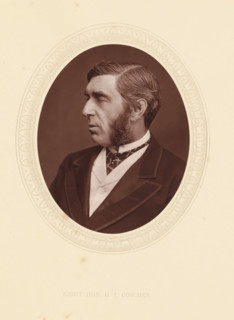 Right hon. GJ Goschen, page, photomechanical print, photographer: Lock & Whitfield, cliché maker: