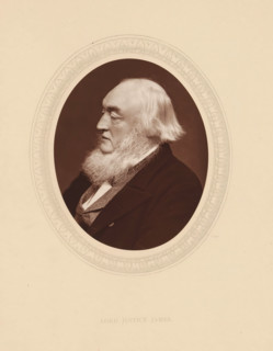 Lord justice James, page, photomechanical print, photographer: Lock & Whitfield, cliché maker: