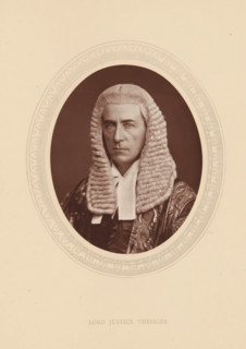 Lord justice Thesiger, page, photomechanical print, photographer: Lock & Whitfield, cliché maker: