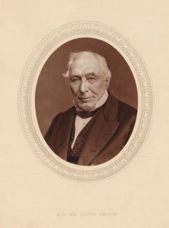 Hon. Mr. justice Mellor, page, photomechanical print, photographer: Lock & Whitfield, cliché maker: