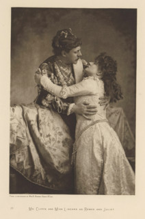 Mr. Clyffe and Miss Lingard as Romeo and Juliet, page, photomechanical print, photographer: Downey,