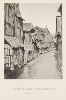 View of the Risle at Pont-Audemer, Une vue de la Risle, a Pont-Audemer (Eure), page,