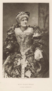 Miss Ellen Terry (Queen Katherine), page, photomechanical print, photographer: Window & Grove,