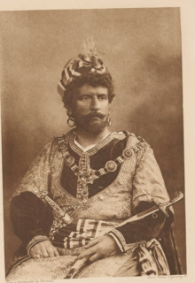 Wilson Barrett (Othello), page, photomechanical print, photographer: Herbert Rose Barraud, cliché