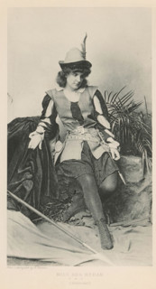 Miss Ada Rehan (Rosalind), page, photomechanical print, photographer: Alexander Bassano, cliché