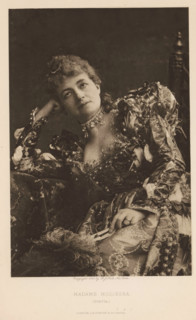 Madame Modjeska (Portia), page, photomechanical print, photographer: Benjamin Joseph Falk, New York