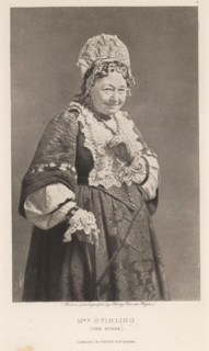 Mrs. Stirling (the nurse), page, photomechanical print, photographer: Henry van der Weyde, Dublin,