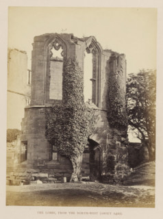 The Lobby, from the north-west (about 1400), View of the ruins of the facade of a hall of