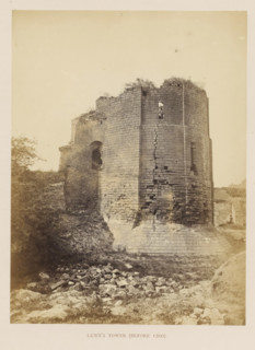 Ruin of Lunn's Tower of Kenilworth Castle, Lunn's Tower (before 1200), photograph, page, Kenilworth
