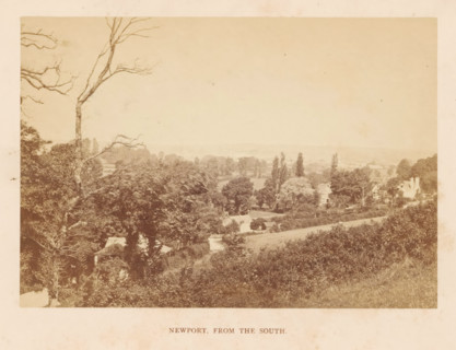 Newport, from the South, photograph, page, photographer: William Russell Sedgfield, Isle of Wight,