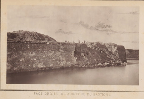 Face droite de la brèche du bastion 11, Gezicht op een bres in een bastion te Straatsburg