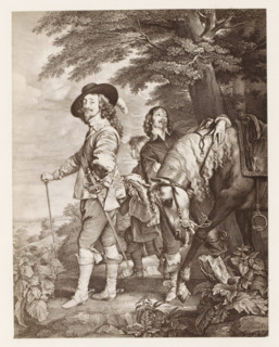 Photographic reproduction of a print after the painting Le Roi à la chasse, photograph,