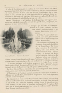 Fountain of Samson in the park of the Peterhof Palace Complex, page, photomechanical print,