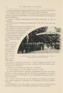 Russian peasants laying the foundation stone of a French reception center in Saint Petersburg,