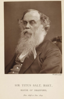 Sir Titus Salt, Bart, Portrait of Sir Titus Salt, page, photomechanical print, inscription: 'Nov.