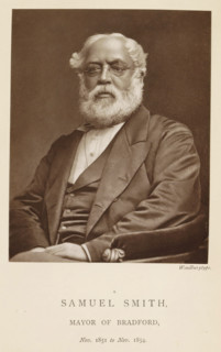 Portrait of Samuel Smith, Samuel Smith, mayor of Bradford, page, photomechanical print,