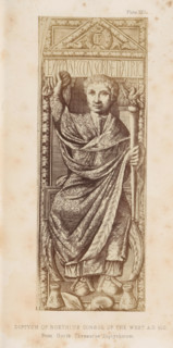 Diptych of Boethius consul of the West AD 510, photograph, reproduction, page, inscription: 'From