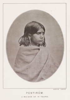 Pentirêm a maiden of 14 years, page, photomechanical print, number: 'No. 24', photographer: Bourne