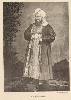 Portrait of a merchant of Sart descent, Marchand Sarte, page, photomechanical print, name:
