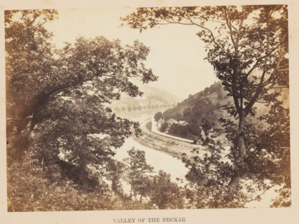 Valley of the Neckar, View of the River Neckar, photograph, page, photographer: Francis Frith,