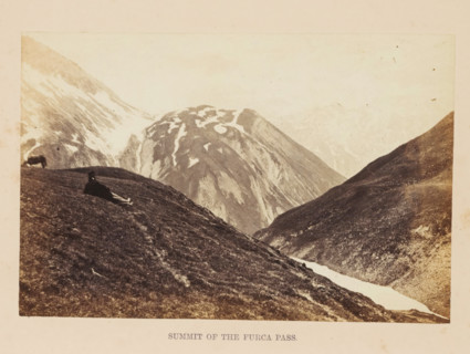 Summit of the Furca Pass, View of the top of the Furka Pass, photograph, page, photographer: