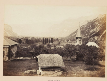 View of Meiringen, Meyringen, photograph, page, photographer: Francis Frith, Meiringen, c. 1855 -