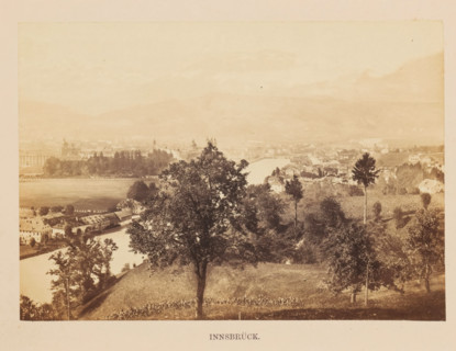 Innsbrück, View of Innsbruck, photograph, page, photographer: Francis Frith, Innsbruck, c. 1855 -