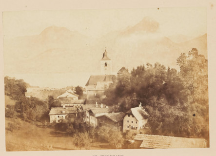 View of Sankt Wolfgang im Salzkammergut, St. Wolfgang, photograph, page, photographer: Francis