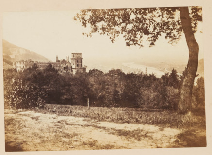 Heidelberg Castle, View of Schloss Heidelberg, photograph, page, photographer: Francis Frith,