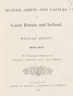Ruined abbeys and castles of Great Britain and Ireland second series, book, name: 'Bound by