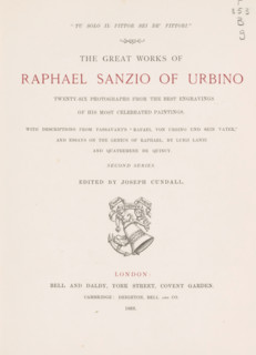 The great works of Raphael Sanzio of Urbino twenty-six photographs from the engravings of his most