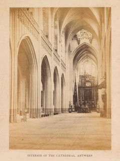 Interior of the cathedral, Antwerp, photograph, page, Onze-Lieve-Vrouwekathedraal (Antwerp), c.
