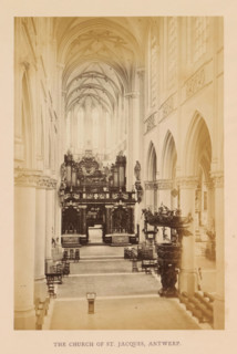 The church of St. Jacques, Antwerp, photograph, page, Sint-Jacobskerk (Antwerp), c. 1856 - in or
