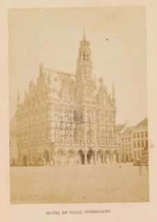 Hotel de ville, Oudenarde, photograph, page, Oudenaarde, c. 1856 - in or before 1866, photographer,